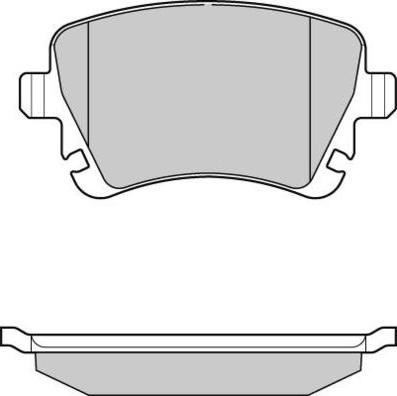 E.T.F. 12-1130 - Тормозные колодки, дисковые, комплект avtokuzovplus.com.ua