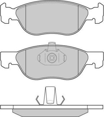 E.T.F. 12-1131 - Гальмівні колодки, дискові гальма autocars.com.ua