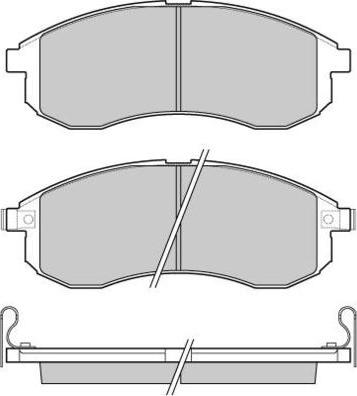 E.T.F. 12-1132 - Тормозные колодки, дисковые, комплект autodnr.net