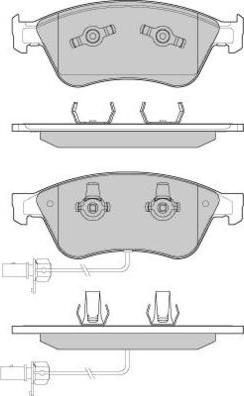 E.T.F. 12-1137 - Тормозные колодки, дисковые, комплект avtokuzovplus.com.ua