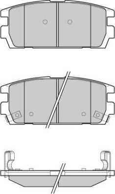 E.T.F. 12-1143 - Гальмівні колодки, дискові гальма autocars.com.ua