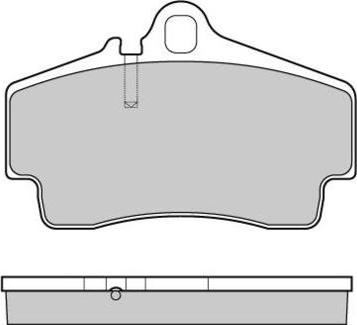 E.T.F. 12-1176 - Гальмівні колодки, дискові гальма autocars.com.ua