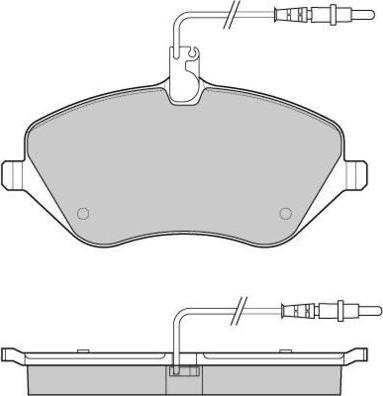 E.T.F. 12-1181 - Тормозные колодки, дисковые, комплект avtokuzovplus.com.ua