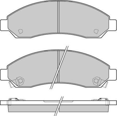 E.T.F. 12-1199 - Тормозные колодки, дисковые, комплект avtokuzovplus.com.ua