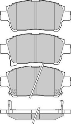 E.T.F. 12-1201 - Гальмівні колодки, дискові гальма autocars.com.ua