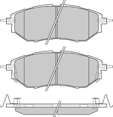 HELLA 8DB 355 035-561 - Гальмівні колодки, дискові гальма autocars.com.ua