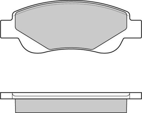 E.T.F. 12-1225 - Тормозные колодки, дисковые, комплект avtokuzovplus.com.ua