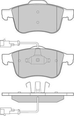 E.T.F. 12-1231 - Тормозные колодки, дисковые, комплект autodnr.net