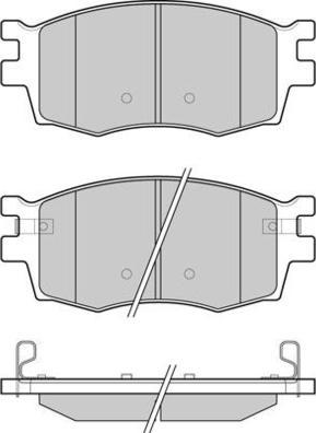 E.T.F. 12-1240 - Гальмівні колодки, дискові гальма autocars.com.ua