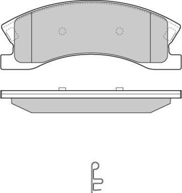 E.T.F. 12-1269 - Тормозные колодки, дисковые, комплект avtokuzovplus.com.ua