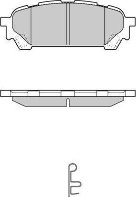 E.T.F. 12-1270 - Тормозные колодки, дисковые, комплект avtokuzovplus.com.ua