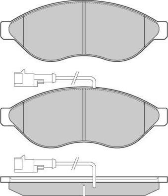 Dynamatrix DBP1924 - Тормозные колодки, дисковые, комплект autodnr.net