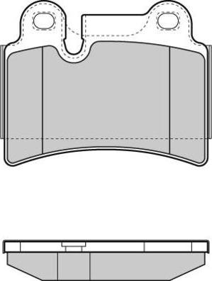 E.T.F. 12-1302 - Тормозные колодки, дисковые, комплект avtokuzovplus.com.ua