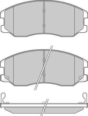 E.T.F. 12-1303 - Тормозные колодки, дисковые, комплект avtokuzovplus.com.ua