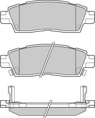 E.T.F. 12-1309 - Гальмівні колодки, дискові гальма autocars.com.ua