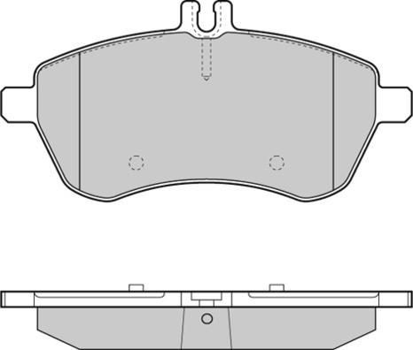 E.T.F. 12-1327 - Гальмівні колодки, дискові гальма autocars.com.ua