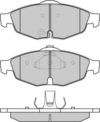 E.T.F. 12-1346 - Гальмівні колодки, дискові гальма autocars.com.ua
