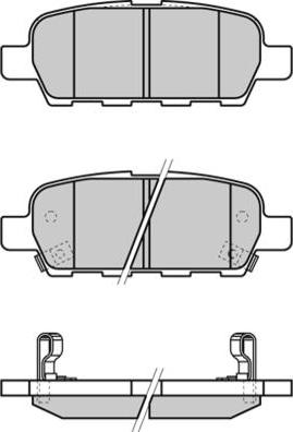 E.T.F. 12-1351 - Гальмівні колодки, дискові гальма autocars.com.ua