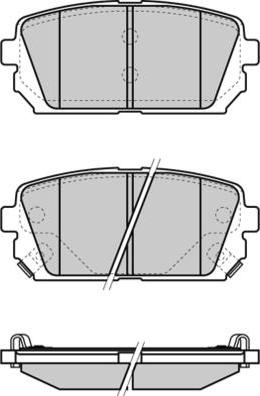 E.T.F. 12-1359 - Гальмівні колодки, дискові гальма autocars.com.ua