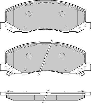 E.T.F. 12-1378 - Гальмівні колодки, дискові гальма autocars.com.ua