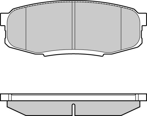 E.T.F. 12-1382 - Гальмівні колодки, дискові гальма autocars.com.ua