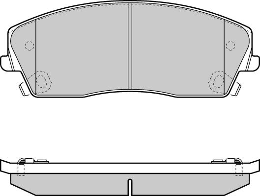 E.T.F. 12-1389 - Гальмівні колодки, дискові гальма autocars.com.ua