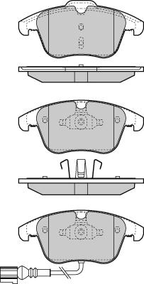 Triscan 481-2433227 - Тормозные колодки, дисковые, комплект avtokuzovplus.com.ua