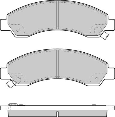 MDR MFP-2006 - Гальмівні колодки, дискові гальма autocars.com.ua