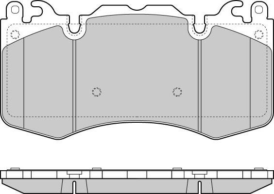 HELLA 8DB 355 042-901 - Тормозные колодки, дисковые, комплект autodnr.net