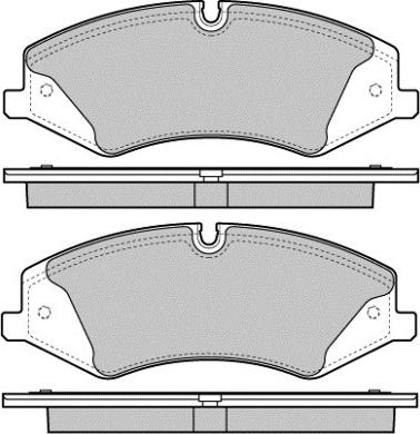 Sangsin Brake GP2238 - Гальмівні колодки, дискові гальма autocars.com.ua