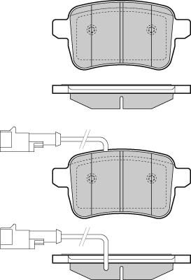 BOSCH 986495305 - Гальмівні колодки, дискові гальма autocars.com.ua