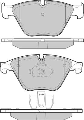 E.T.F. 12-1452 - Гальмівні колодки, дискові гальма autocars.com.ua