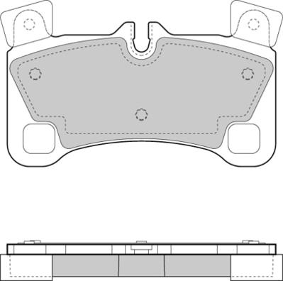 E.T.F. 12-1458 - Тормозные колодки, дисковые, комплект avtokuzovplus.com.ua