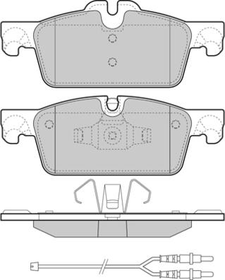 E.T.F. 12-1464 - Гальмівні колодки, дискові гальма autocars.com.ua