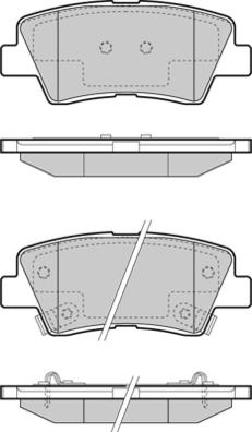 E.T.F. 12-1471 - Гальмівні колодки, дискові гальма autocars.com.ua