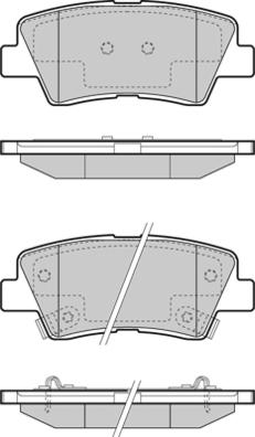 E.T.F. 12-1471 - Тормозные колодки, дисковые, комплект autodnr.net