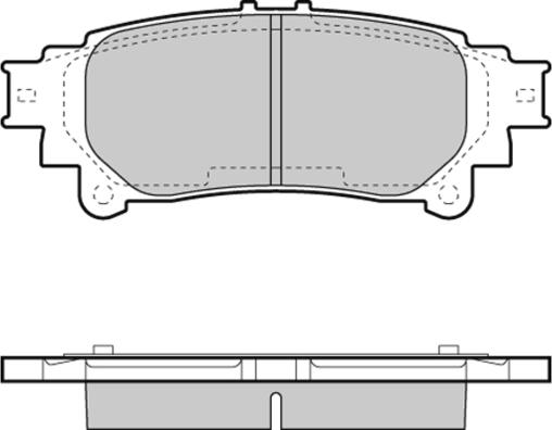 Mintex MDB83720 - Гальмівні колодки, дискові гальма autocars.com.ua