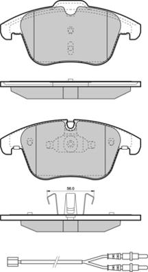 E.T.F. 12-1487 - Гальмівні колодки, дискові гальма autocars.com.ua