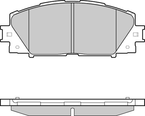 E.T.F. 12-1498 - Тормозные колодки, дисковые, комплект avtokuzovplus.com.ua