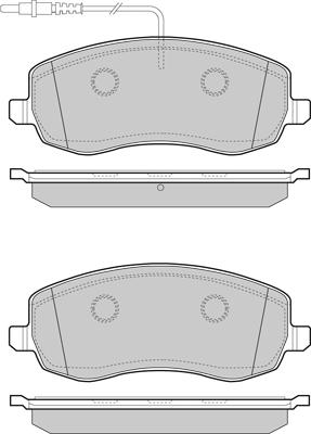 TRW Engine Component GDB1820 - Гальмівні колодки, дискові гальма autocars.com.ua