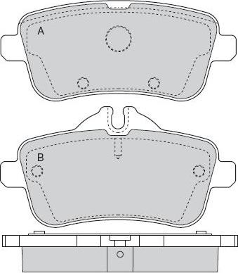 Brembo 50 101 - Тормозные колодки, дисковые, комплект avtokuzovplus.com.ua