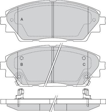 Jurid 573611 - Гальмівні колодки, дискові гальма autocars.com.ua