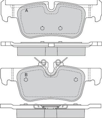 Valeo GDB2063BTE - Гальмівні колодки, дискові гальма autocars.com.ua