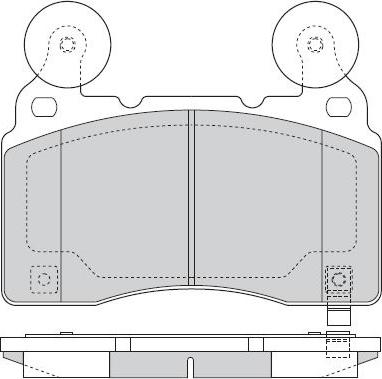 E.T.F. 12-1578 - Гальмівні колодки, дискові гальма autocars.com.ua