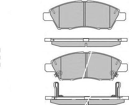 E.T.F. 12-1601 - Гальмівні колодки, дискові гальма autocars.com.ua