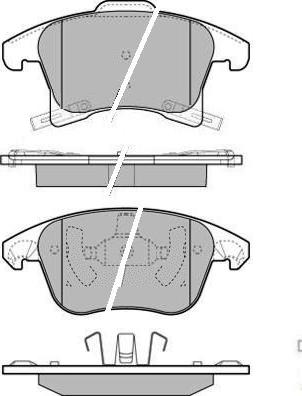 E.T.F. 12-1606 - Гальмівні колодки, дискові гальма autocars.com.ua