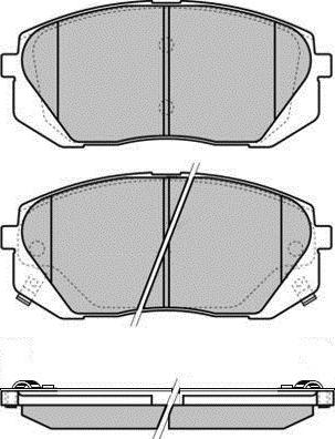 Akebono ACT1447 - Гальмівні колодки, дискові гальма autocars.com.ua