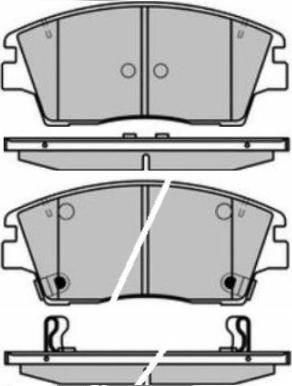 MDR MFP-2H24 - Гальмівні колодки, дискові гальма autocars.com.ua