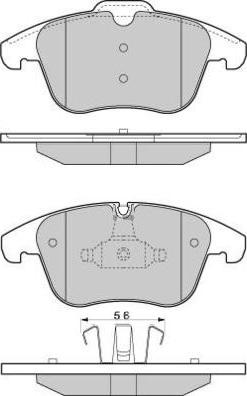 E.T.F. 12-1653 - Гальмівні колодки, дискові гальма autocars.com.ua