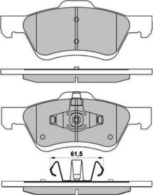 Meyle D20068H - Тормозные колодки, дисковые, комплект avtokuzovplus.com.ua